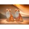 Ceramic Fox Salt and Pepper Shakers, Home Decor Ornament for Kitchen Gift Idea
